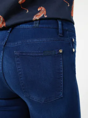 7 for all mankind Skinny Skinny Jeans in Blue Denim