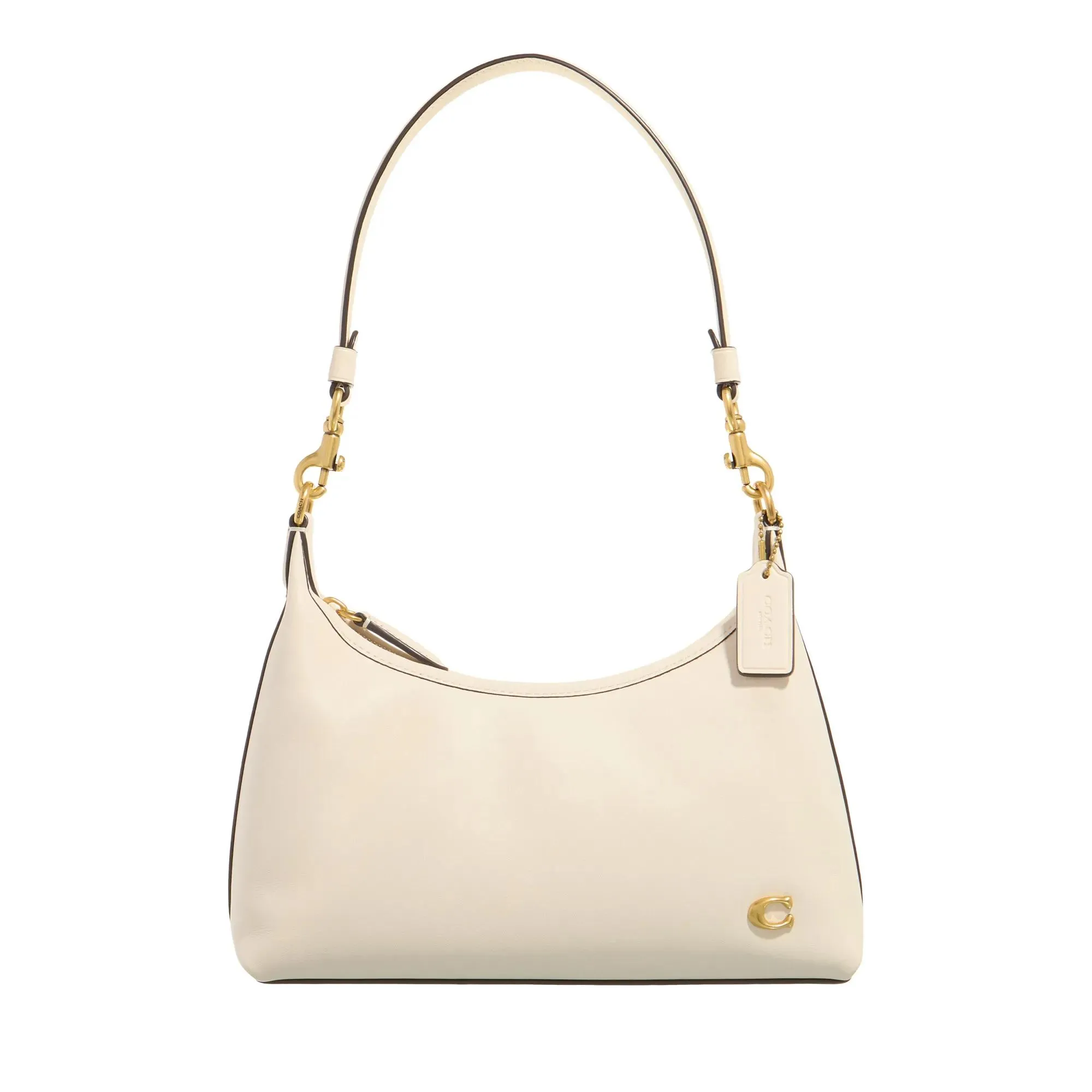   Coach  Glovetanned Leather Juliet Shoulder Bag 25 Chalk  Hobo Bag 