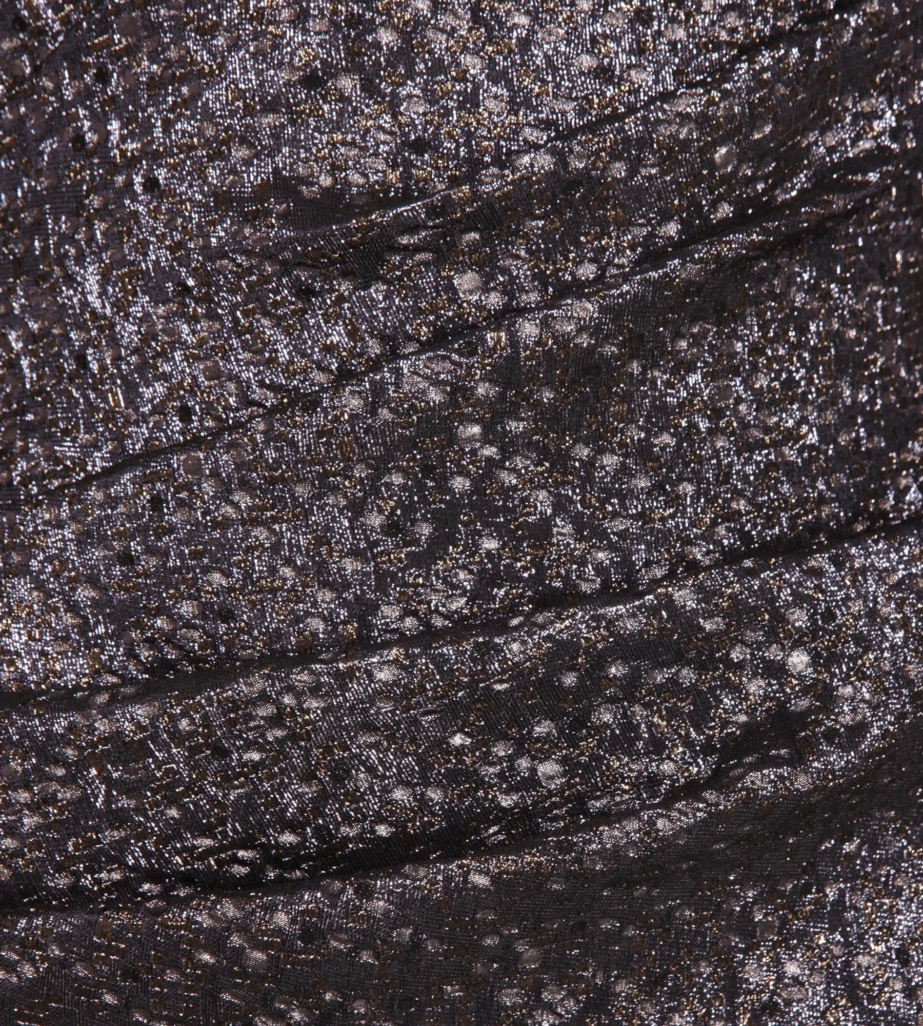 Cocktailkleid in Lila mit Muster