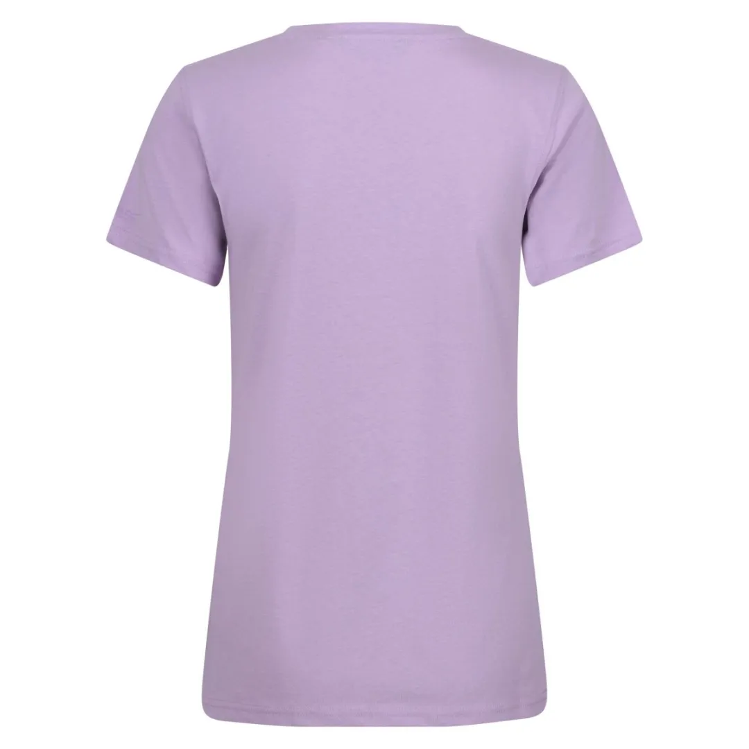 Damen-Baumwoll-T-Shirt Regatta Filandra VIII lila 44