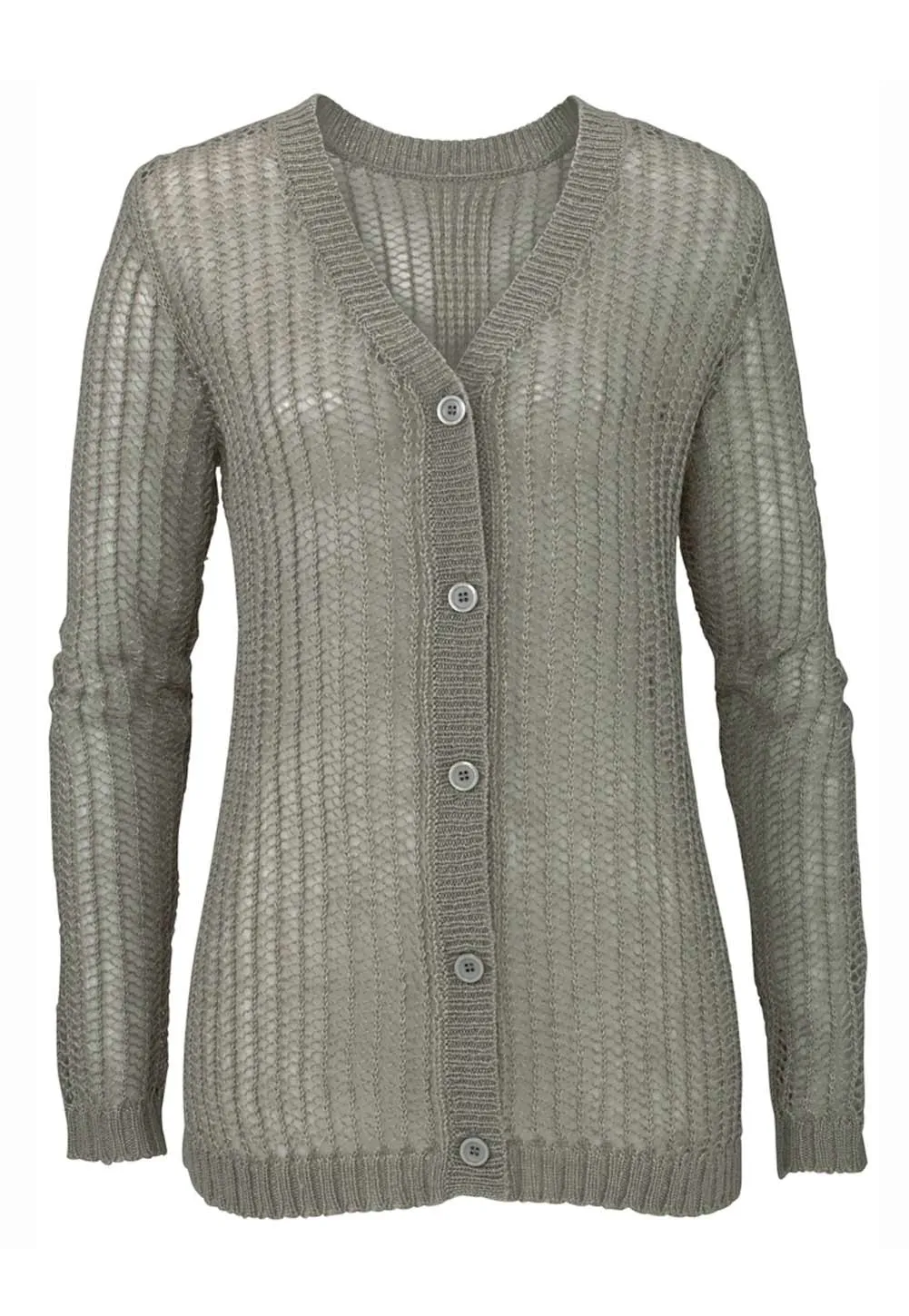 Damen Strickjacke von Aniston grau