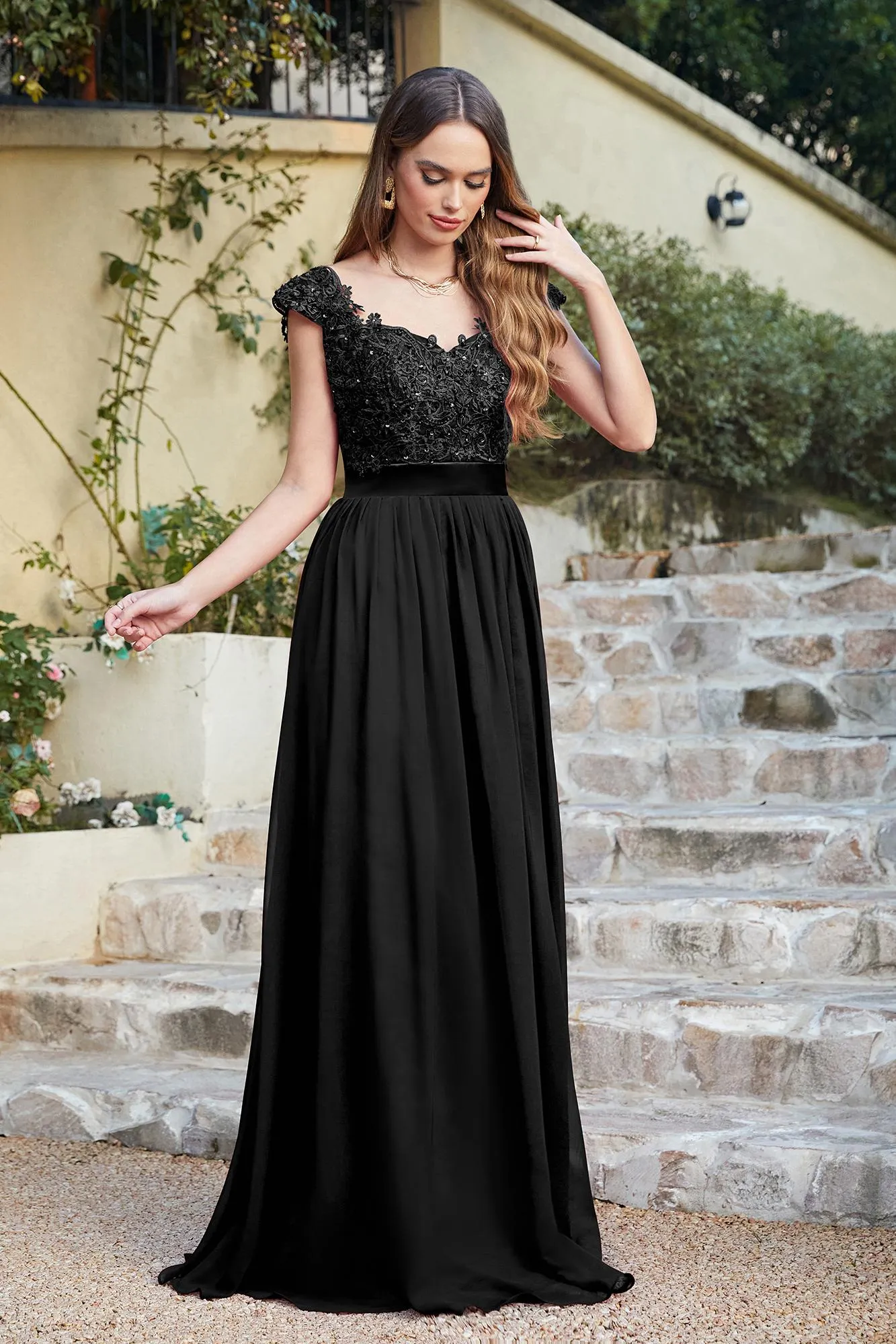 Designer Abendkleider Lang Rot | Abiballkleider mit Spitze