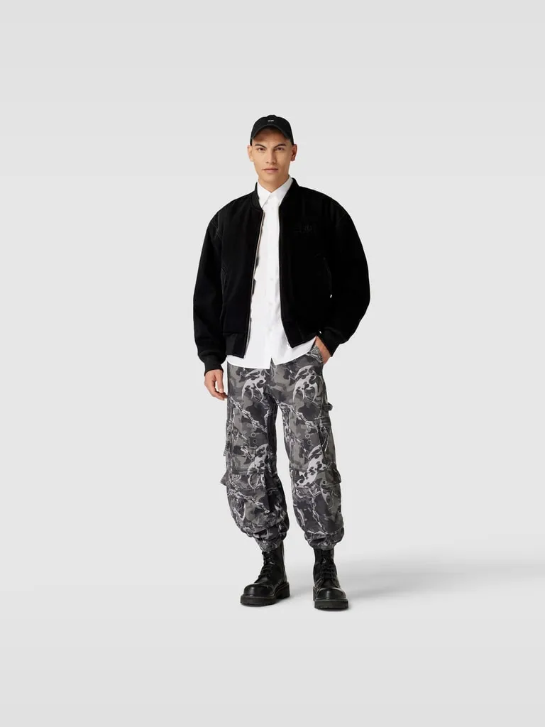 MM6 Maison Margiela Bomberjacke im Denim-Look (black) online kaufen
