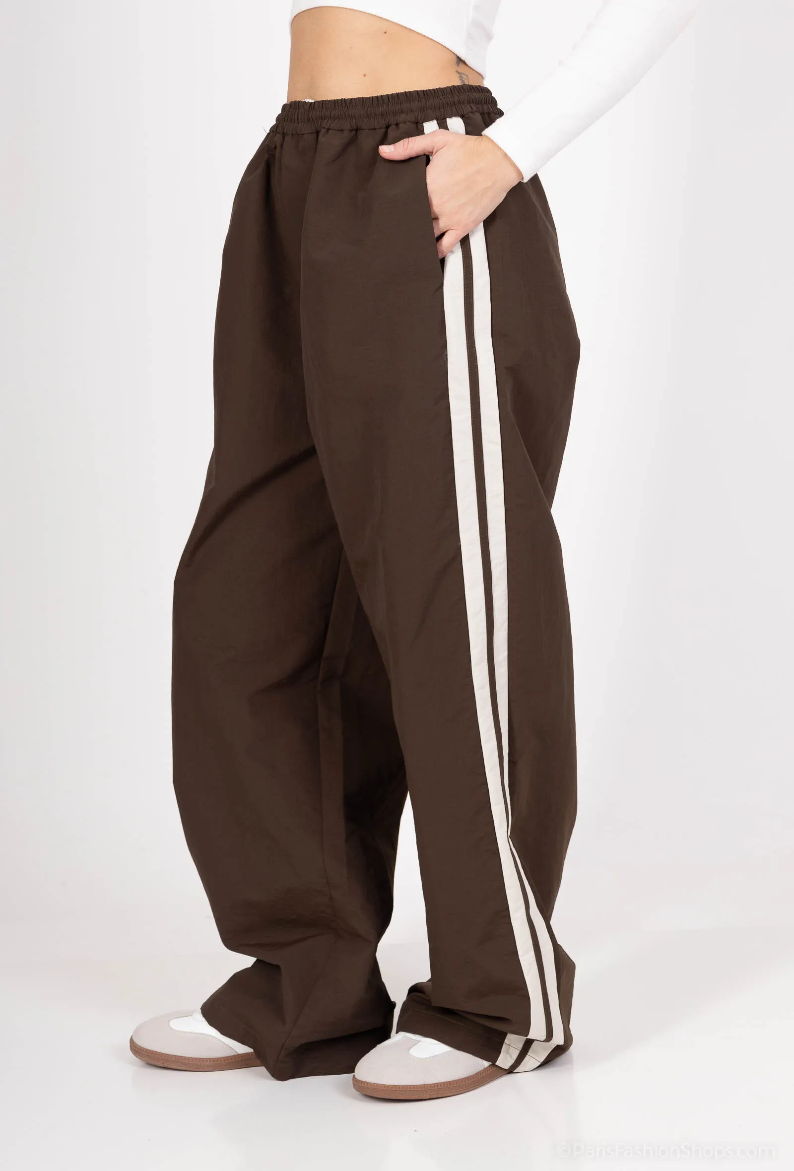 Sporthose mit Seitenstreifen