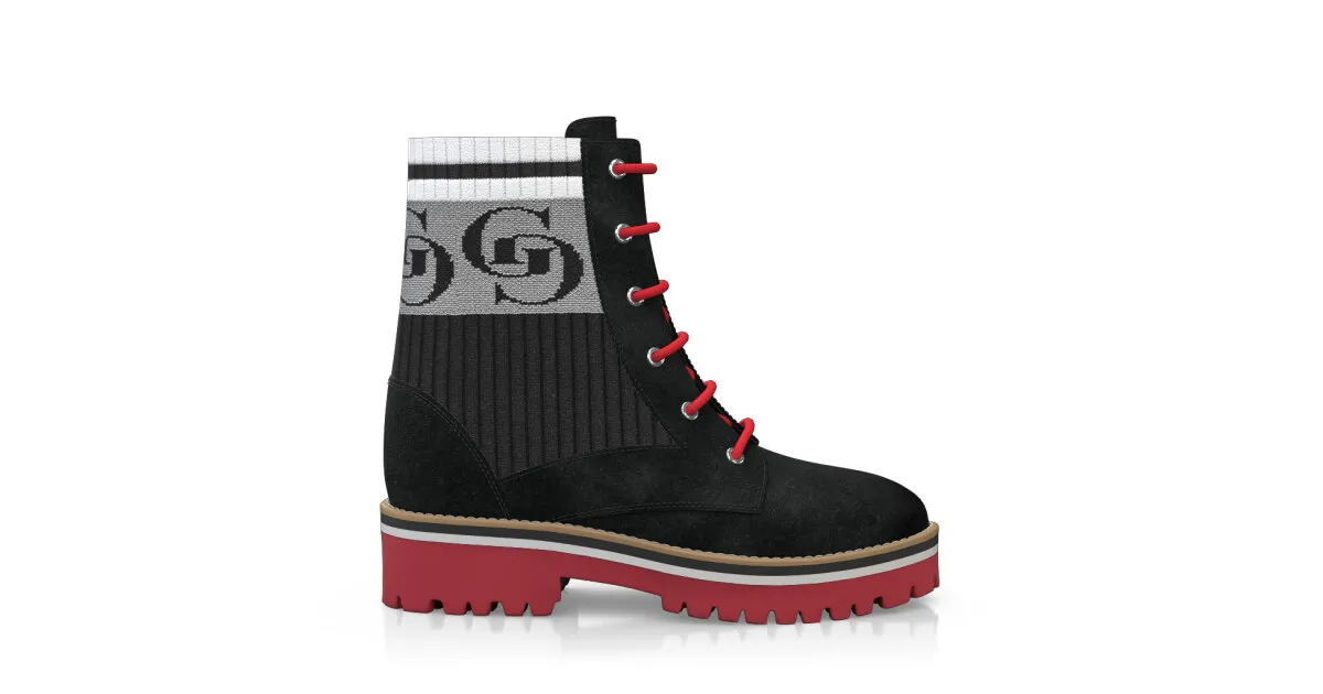Stiefeletten mit robuster Sohle 40688