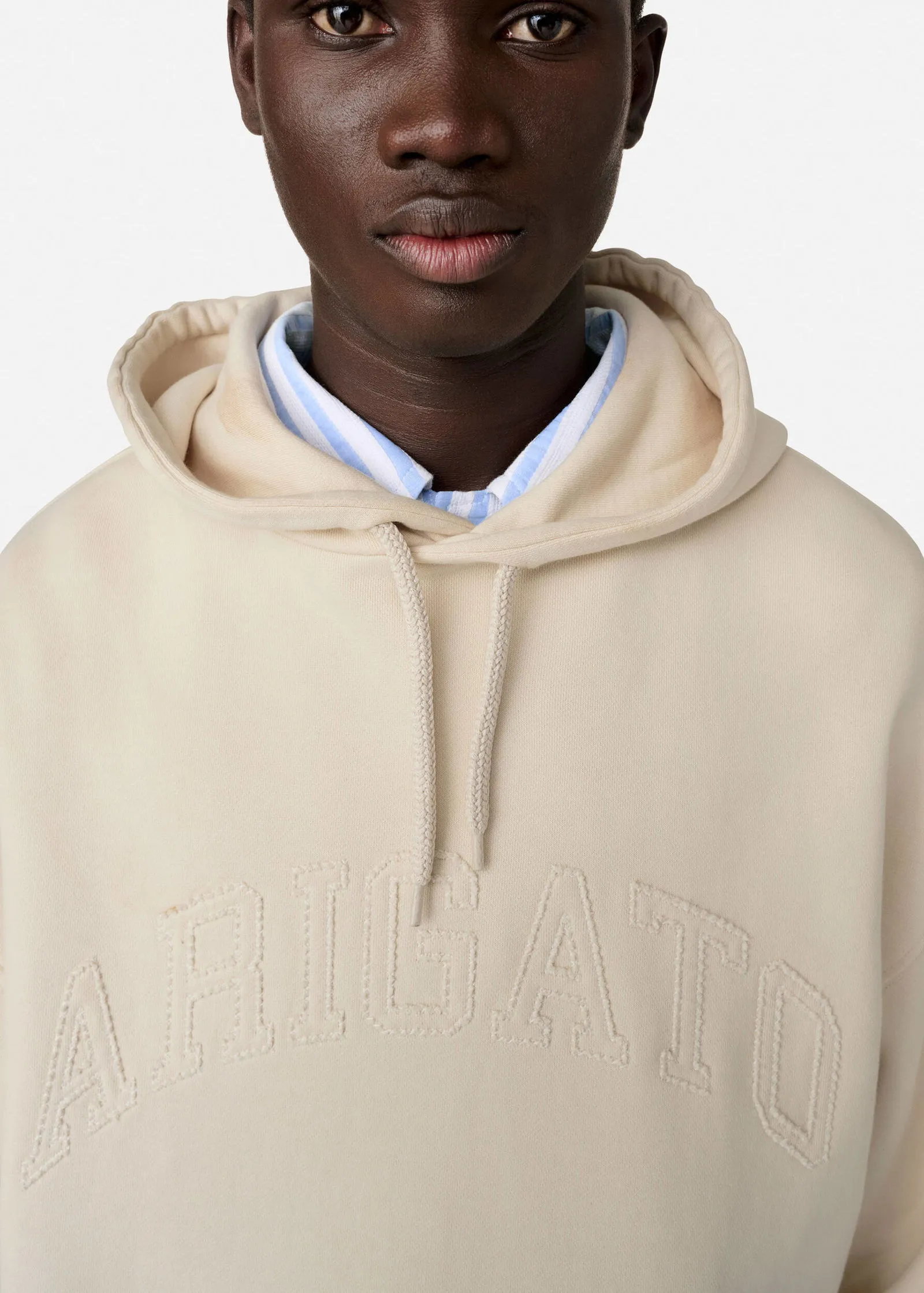 Sweatshirt AXEL ARIGATO Logo-Embroidered Fleece Hoodie A3022002