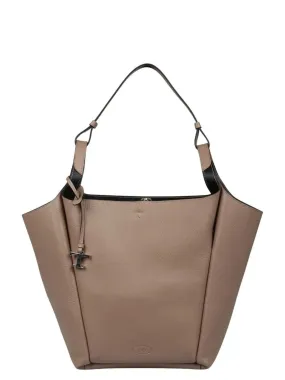   Tod's  Logo Bucket Bag Brown  Bucket Bag 