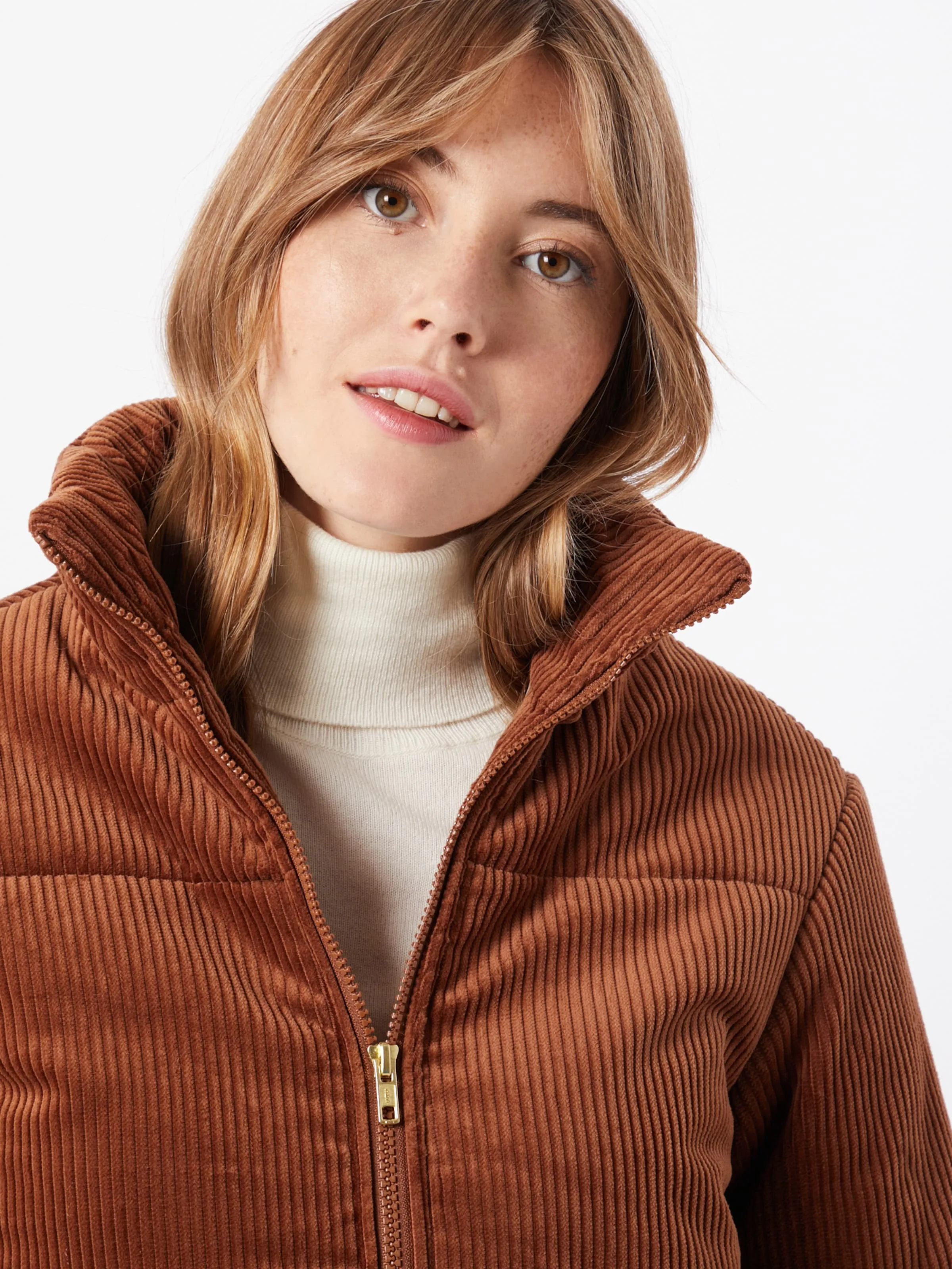 Urban Classics Jacke in Cognac