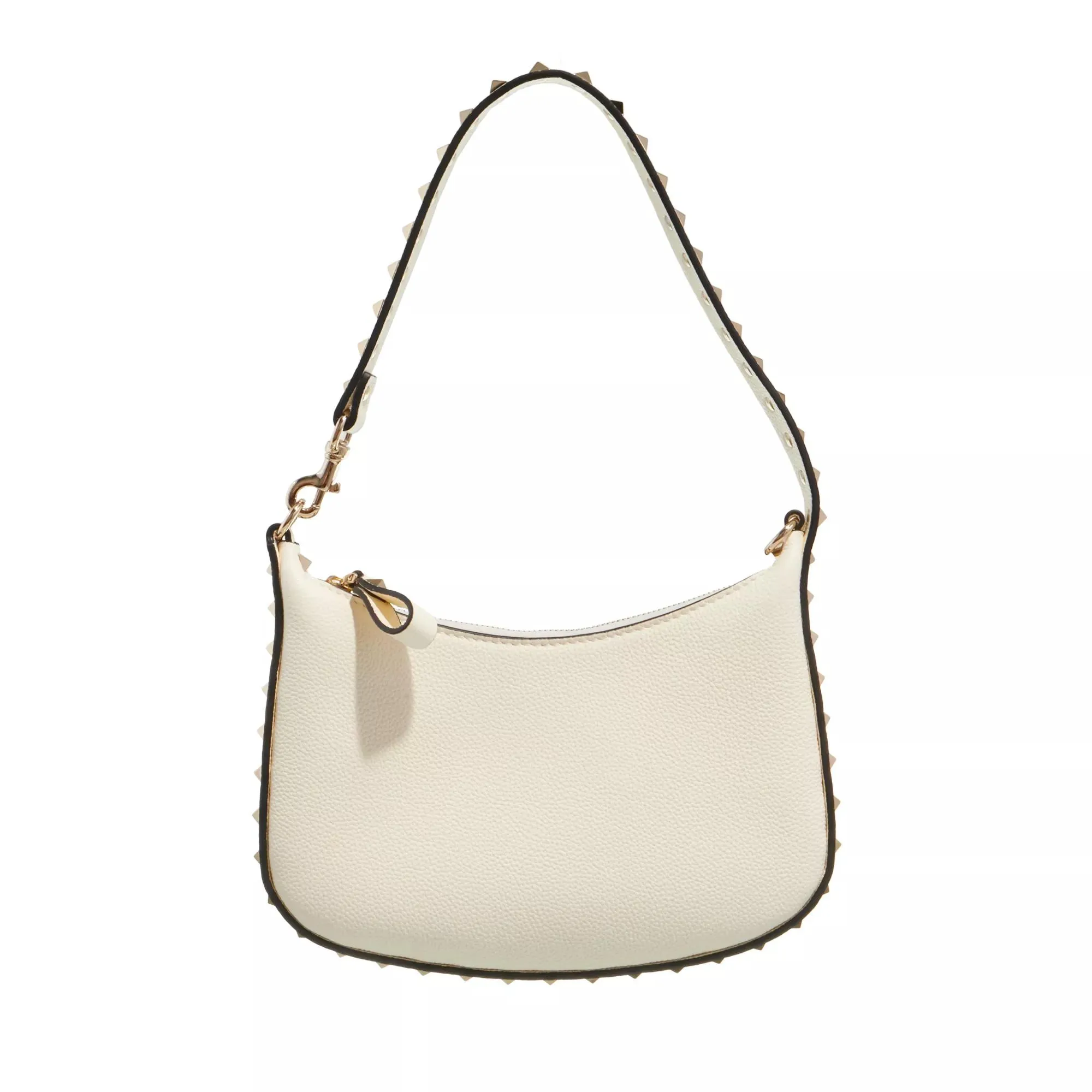   Valentino Garavani  Rockstud Mini Hobo Bag Ivory  Hobo Bag 