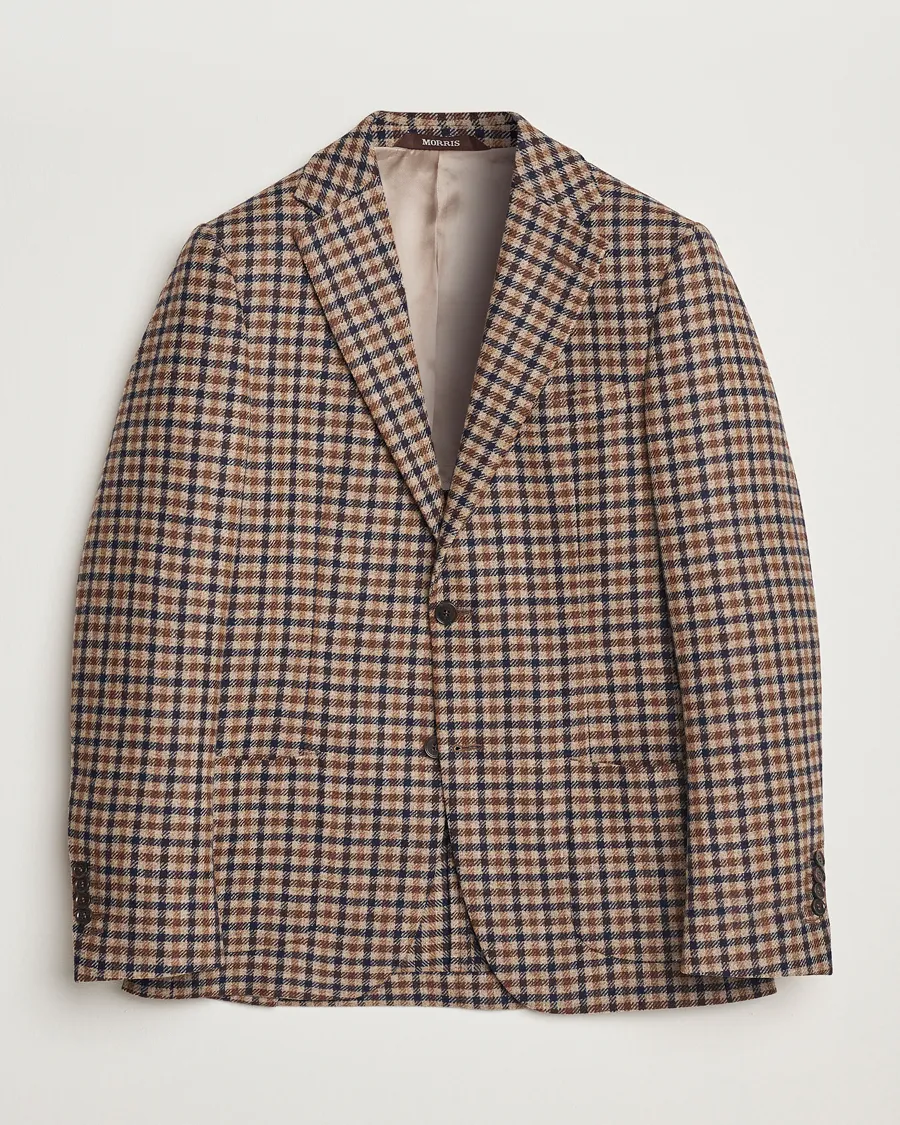 Wool Tweed Blazer Navy